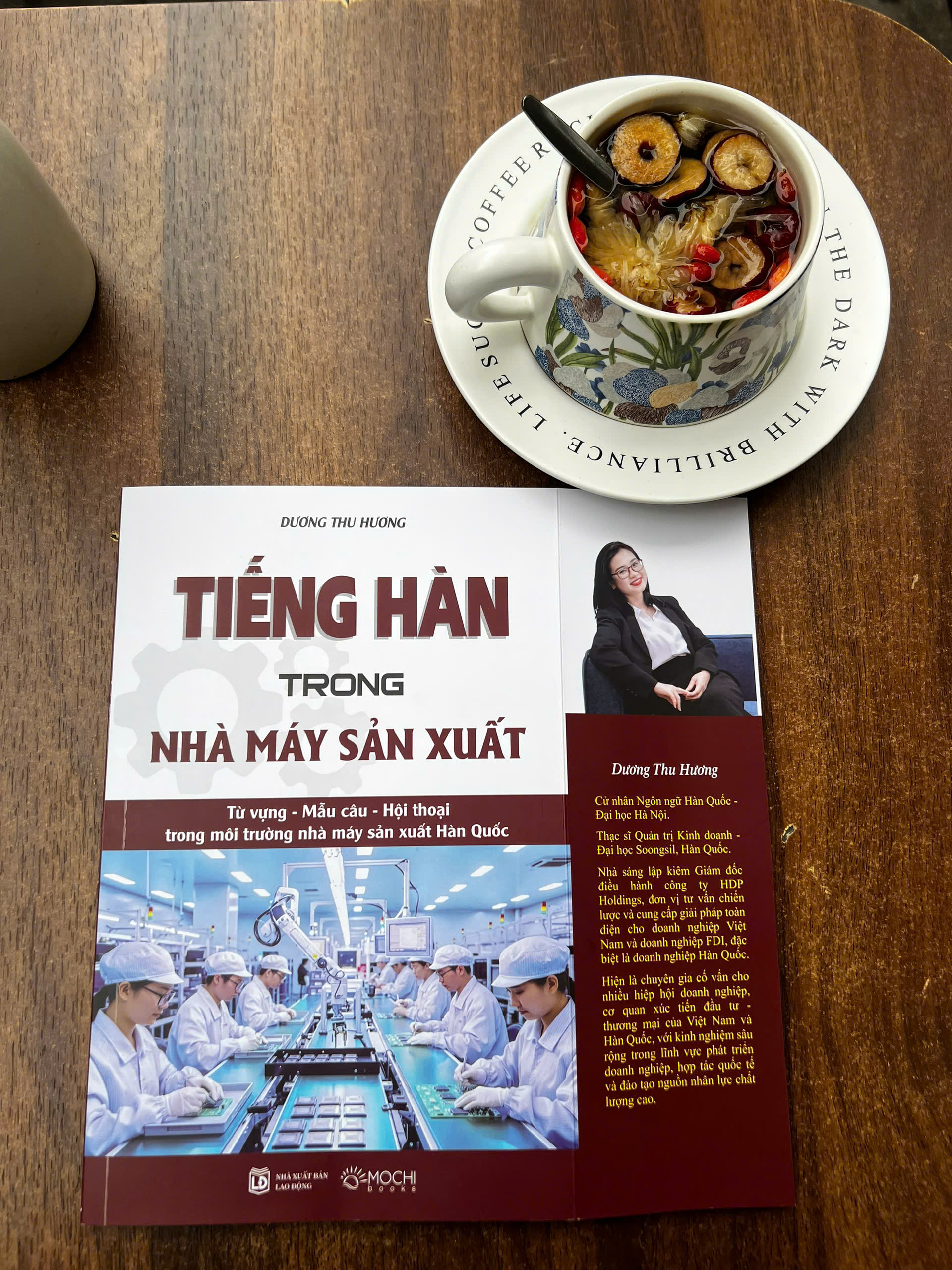 Book on desk